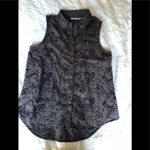 Urban outfitters Purple/blue sleeveless blouse